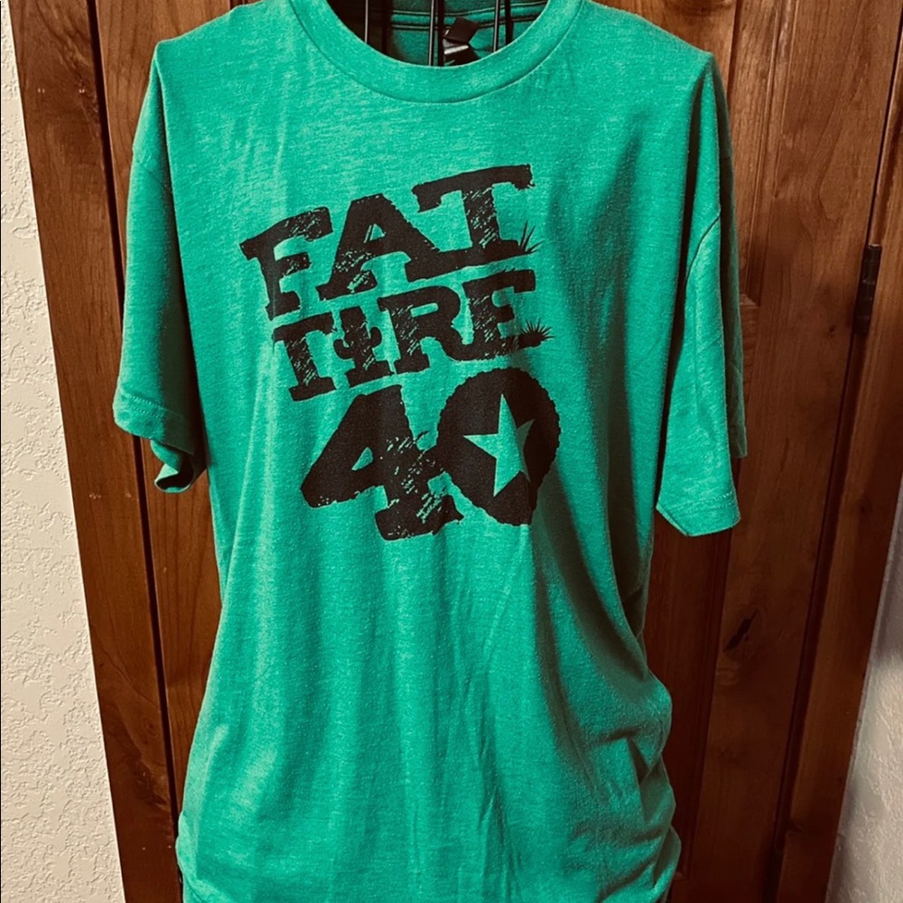 Mens Mountain Bike Racing fat tire T-shirt large